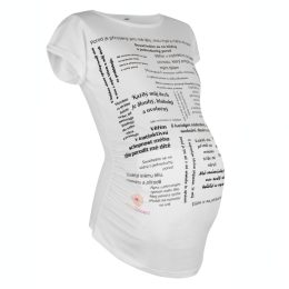 Afirmační těhotenské tričko