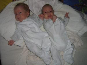 Já a moje porody - porod dvojčátek 31+2